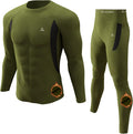 Mens Thermal Underwear Long Johns Set Cold Weather Hunting Base Layer