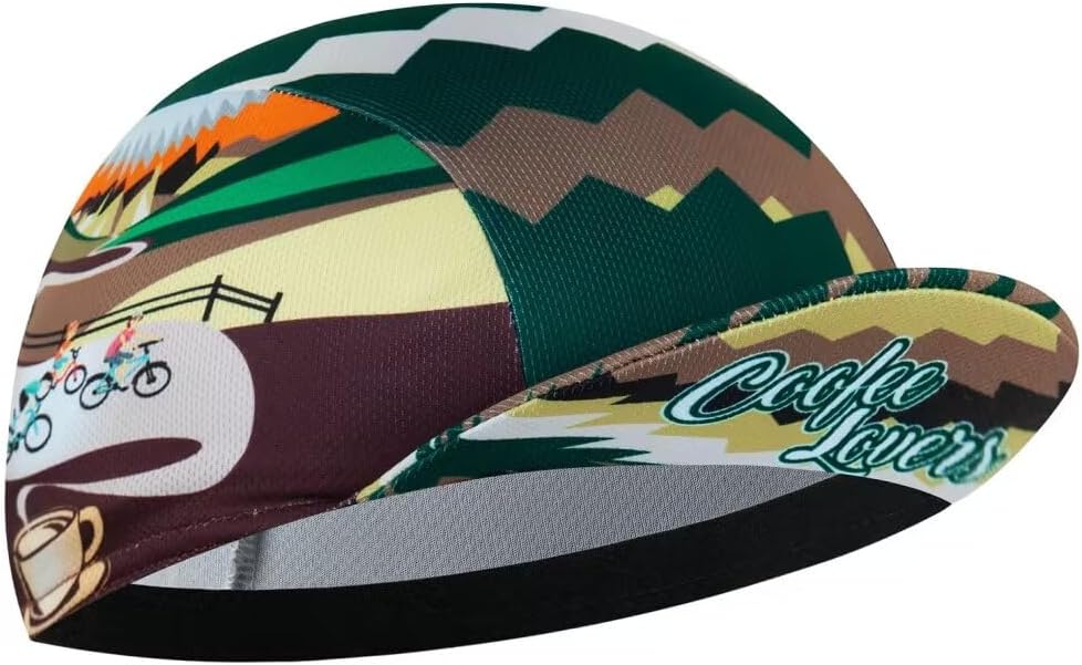 Cycling Cap for Man and Woman Cycling Hat Under Helmet-Polyester Breathable Sweat Absorbent