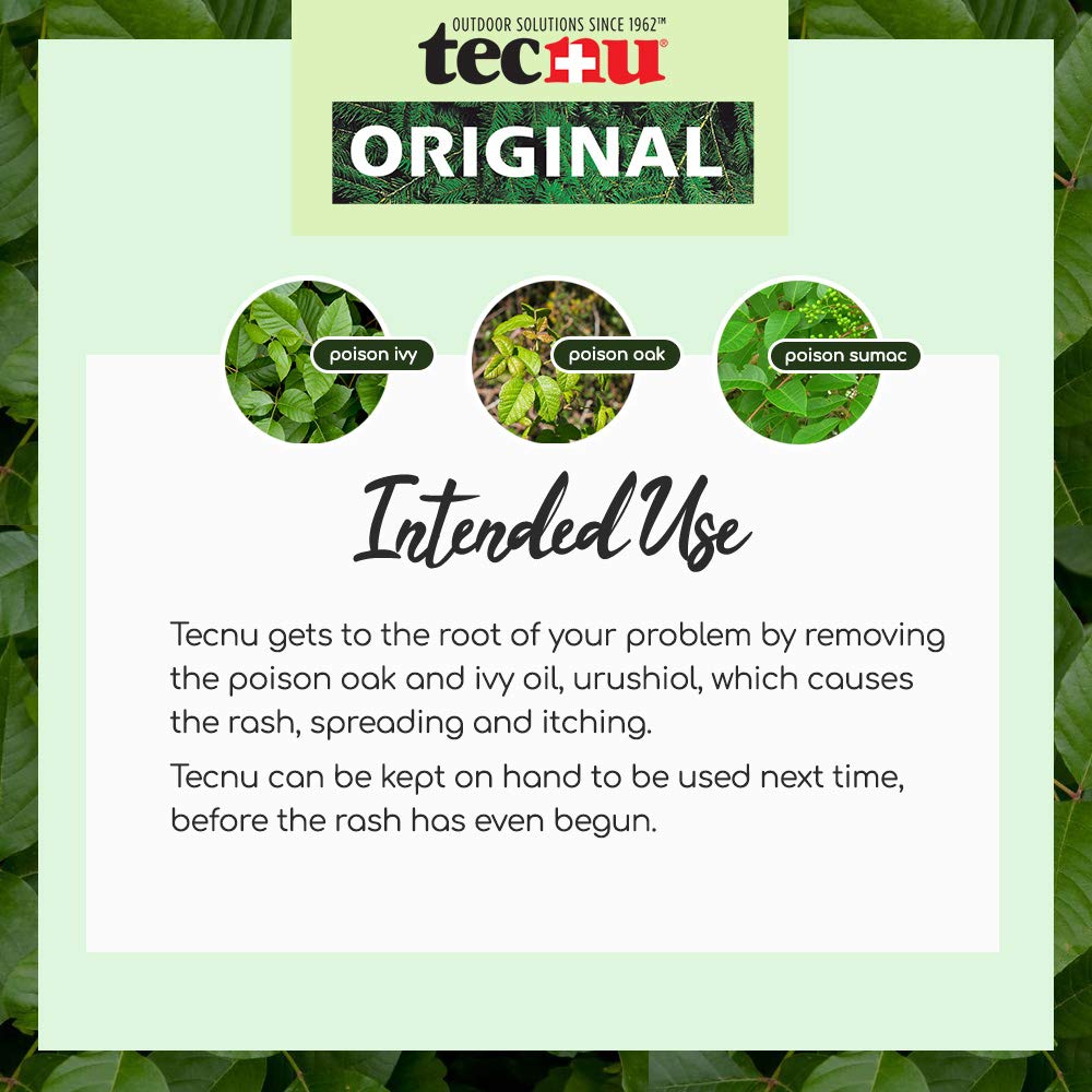 Tecnu Original Poison Oak & Ivy Outdoor Skin Cleanser - First Step in Poison Ivy Treatment, Camping Essentials, 12 Fluid Ounce