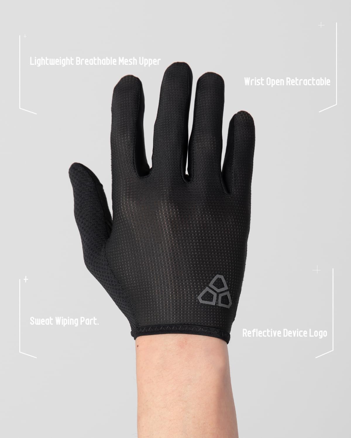 Bike Gloves - Summer Thin Touch Screen Cycling Gloves for Driving, Running, Hiking