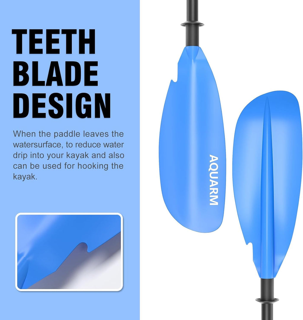 Kayak Paddle 231cm/91inch, Adjustable and Lightweight Kayaking Oar