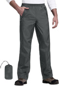 33,000ft Packable Rain Pants for Men Waterproof Lightweight Hiking Pants