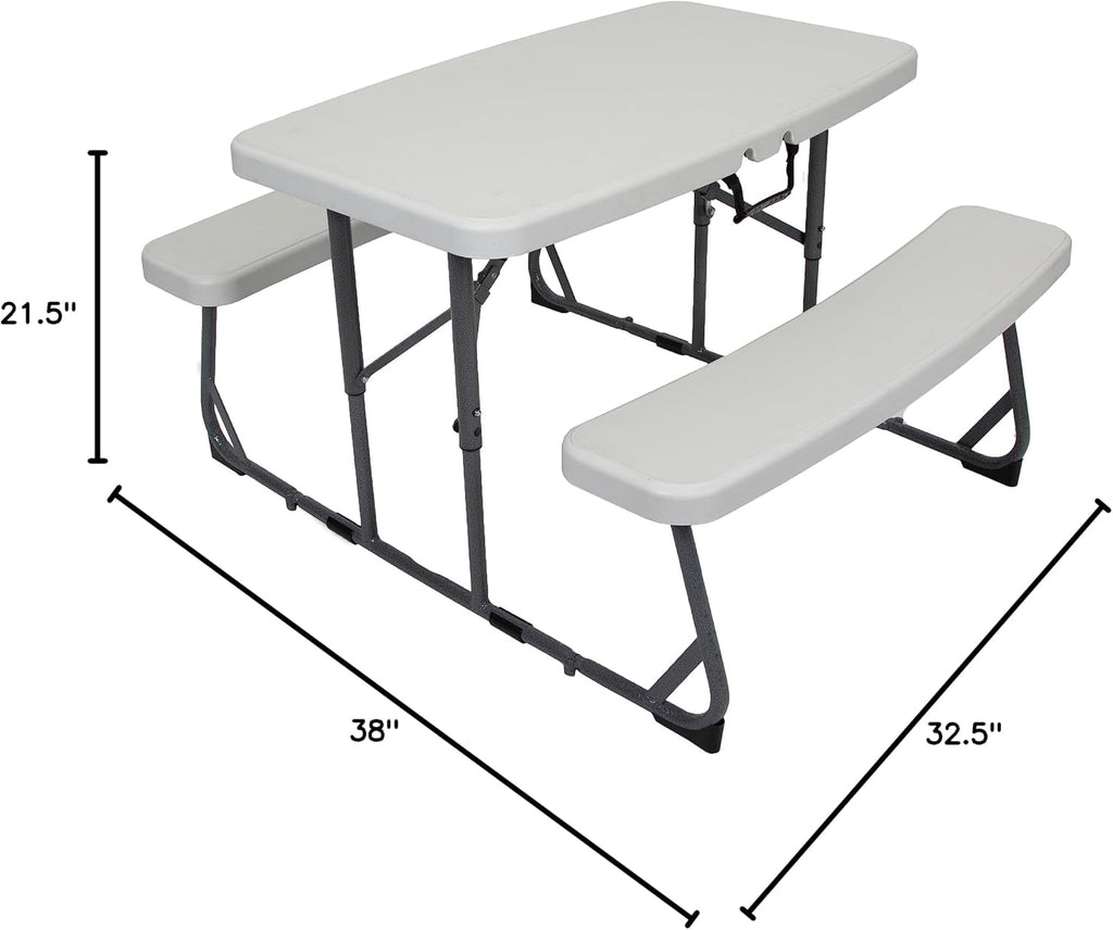 Stansport Compact Kids Picnic Table (G-940), White
