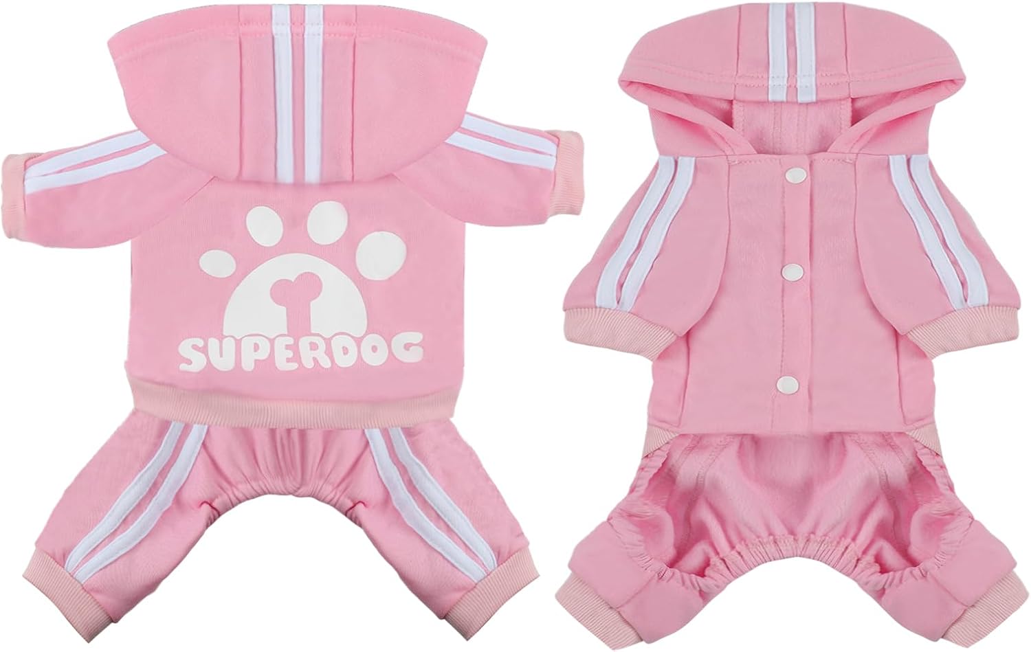 Dog Hoodie 4 Legs Jumpsuit Puppy Clothes Pullover Sweatshirt Pet Coat