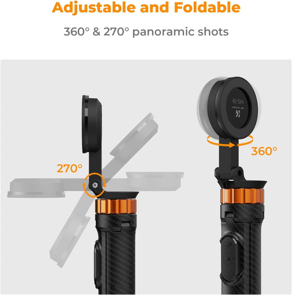 K&F CONCEPT 63'' Magnetic Selfie Stick Tripod