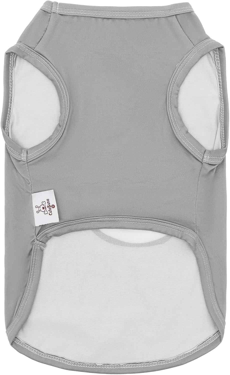CuteBone Dog Shirts 2-Pack Soft Pet Clothes Breathable Summer Vest for Small Puppy and Stretchy Cat Apparel