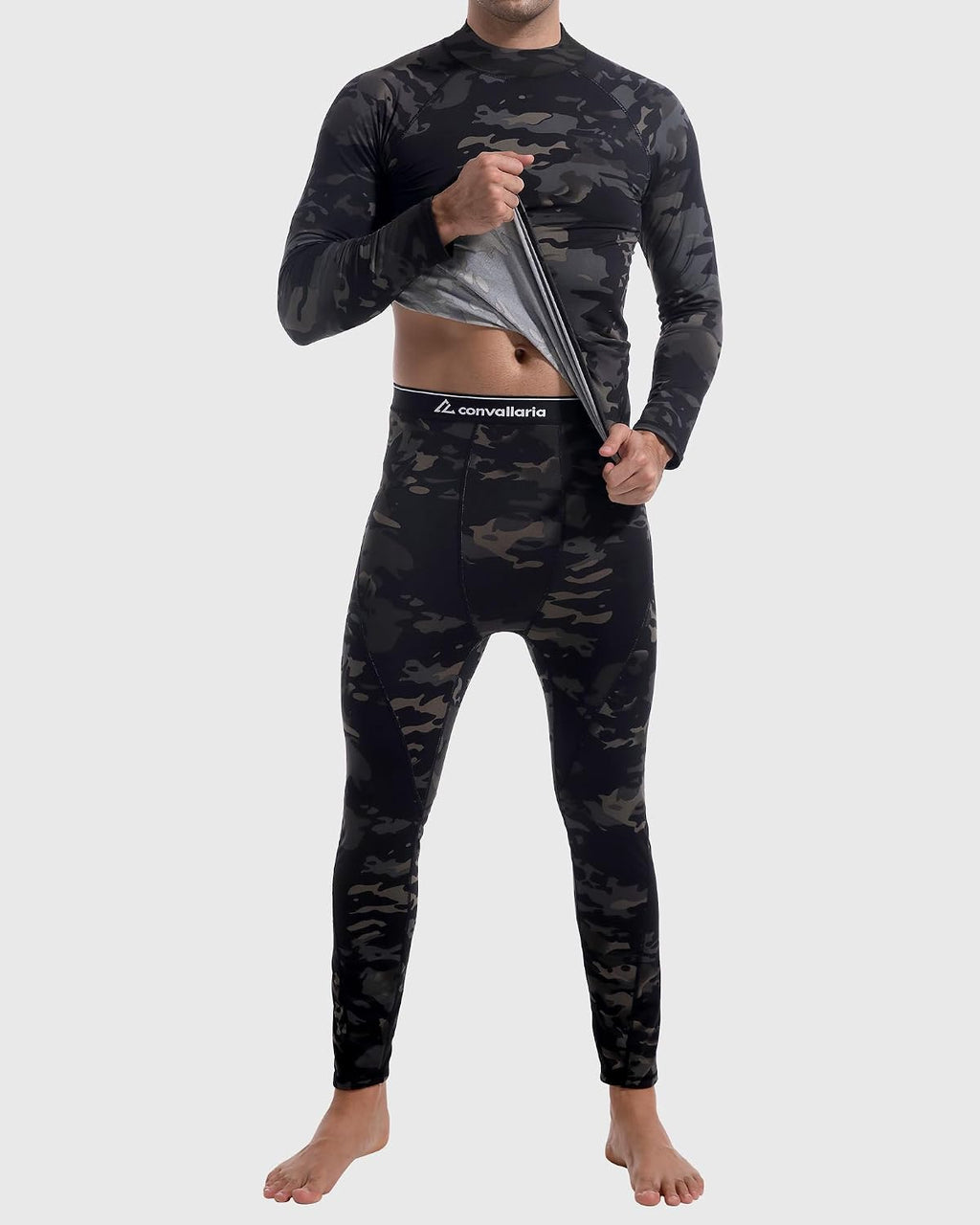 Thermal Underwear for Men Long Johns Base Layer Winter Set