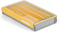 Plano EDGE Flex Crankbait 3700 Premium Utility Box, Gray and Yellow with Clear Lid, Waterproof Tackle Box Storage for Small Crankbaits, Buzzbaits and Swimbaits