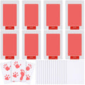 Jetec 8 Set Inkless Hand Footprint Paw Print Kit Ink Pad, Pink