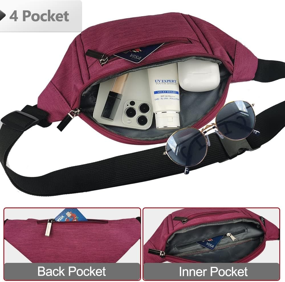 AIKENDO Crossbody Fanny Pack for Women Fashionable,Fashion Waist Bag Purse