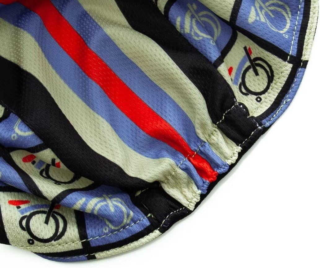 Funny Cycling Cap - Men and Women Cycling Hat-Under Helmet Bike Cap One Size