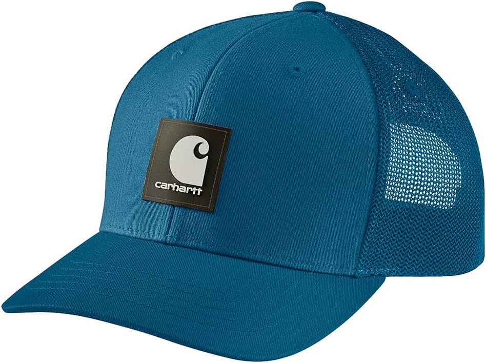 Carhartt Men's Rugged Flex Twill Mesh-Back Logo Patch Cap