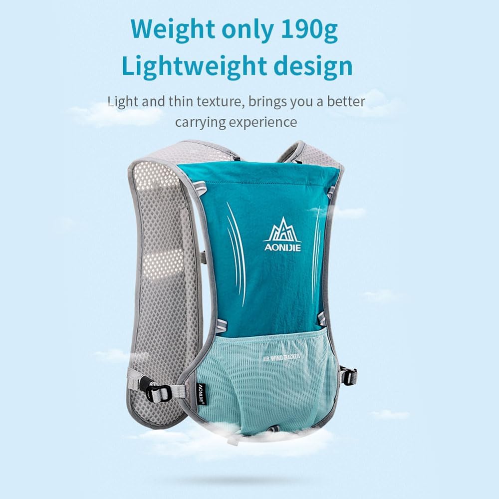 AONIJIE Hydration Backpack Vest for Outdoor Sports Breathable and Lightweight,Hydration Pack for Running, Cycling, and Hiking
