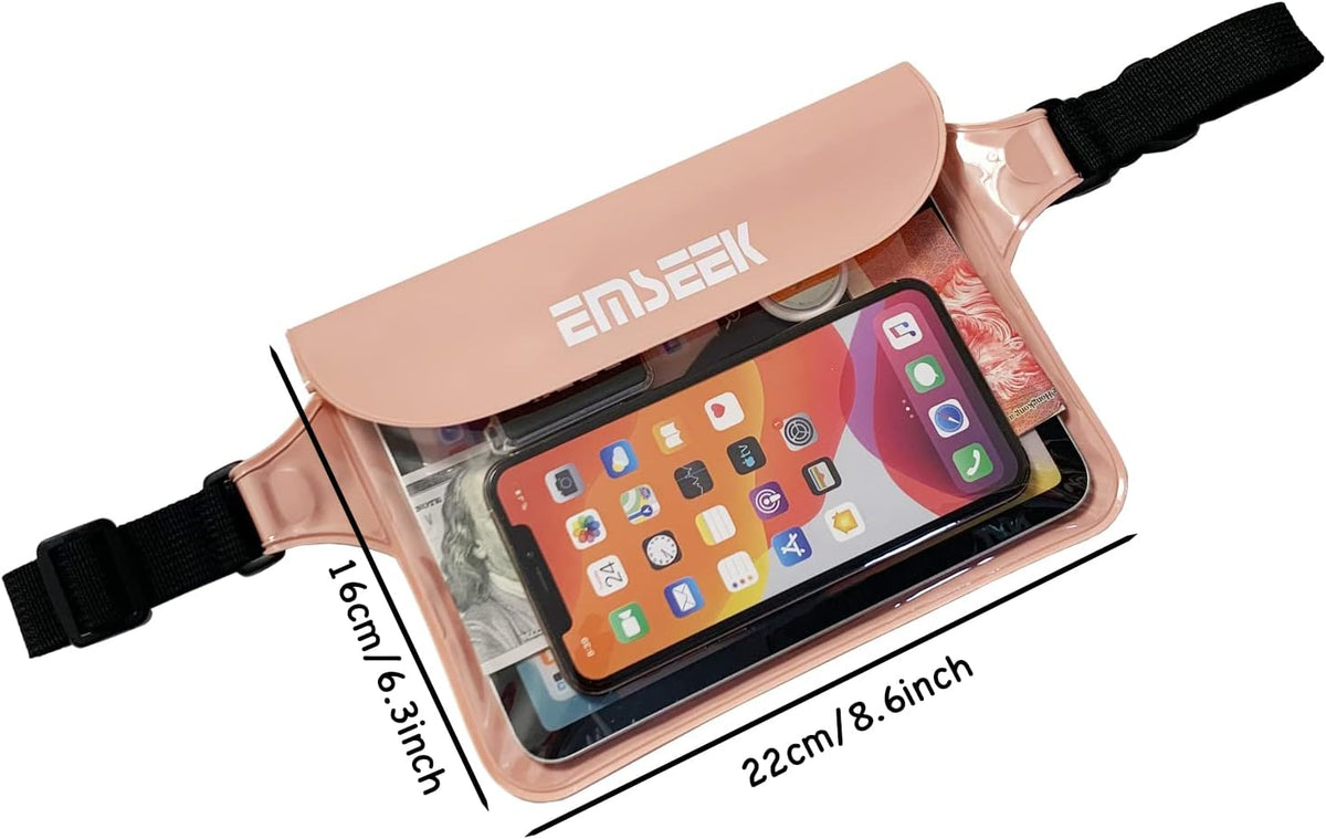 Waterproof Waist Pouch Dry Belt Bag Fanny Pack For Swim Surf Snorkel