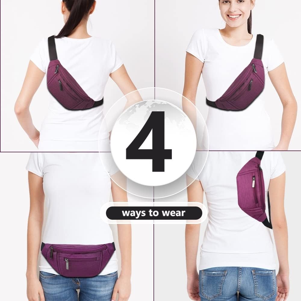 AIKENDO Crossbody Fanny Pack for Women Fashionable,Fashion Waist Bag Purse