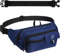 WATERFLY Fanny Pack Waist Bag: 3L Large RFID Anti-Theft with 9 Pockets
