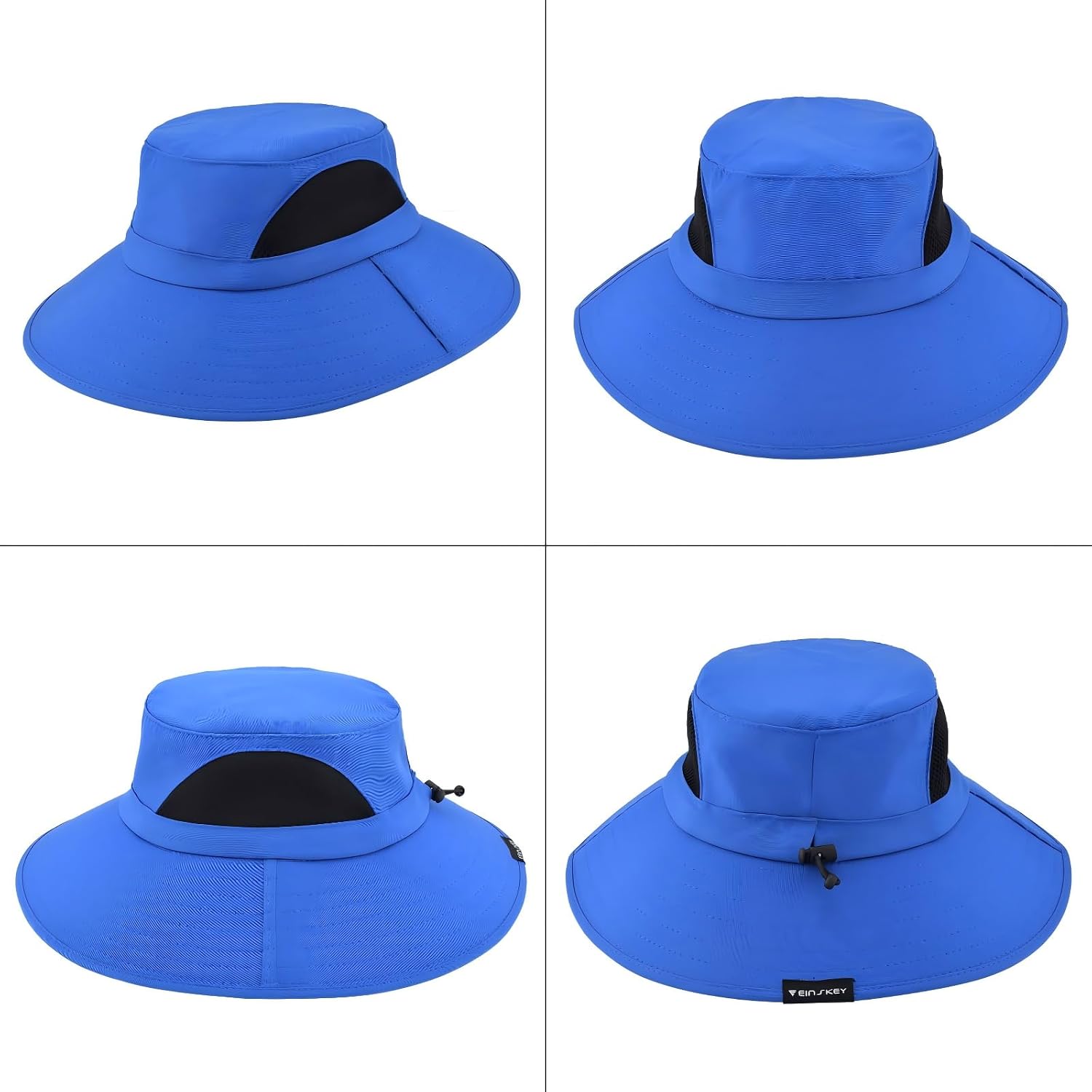 Wide Brim Sun Bucket Hat, Waterproof Boonie Hat for Men & Women
