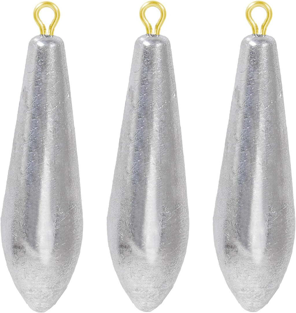 AMYSPORTS Drop Shot Fishing Weights Kit Lead Freshwater Fishing Sinkers Bass Casting Removable Fishing Weights Saltwater Streamlined