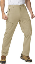 TBMPOY Mens Hiking Pants Lightweight Water Resistant Travel Outdoor Fishing