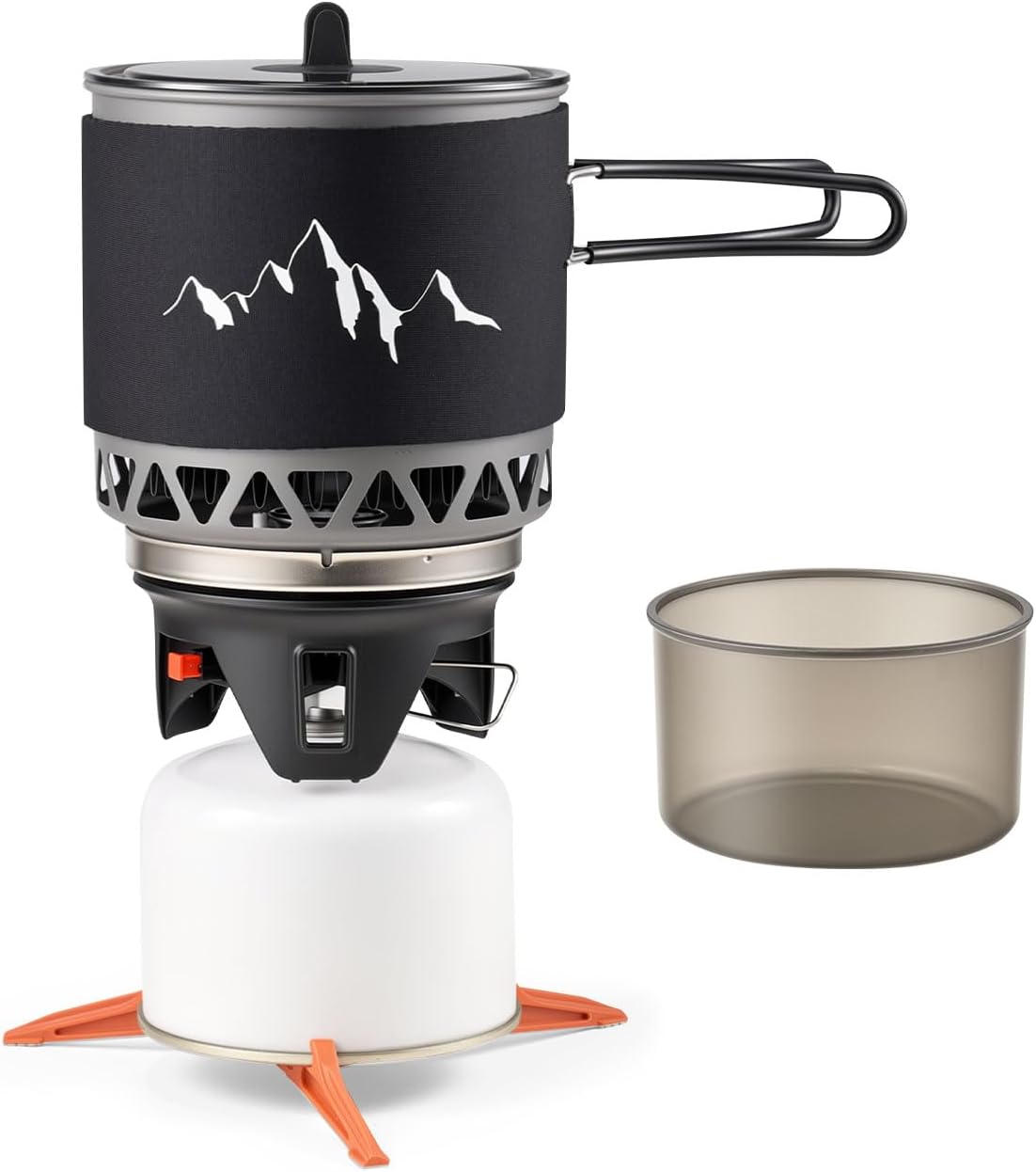 Odoland 1L Heat Exchanger Backpacking and Camping Stove System