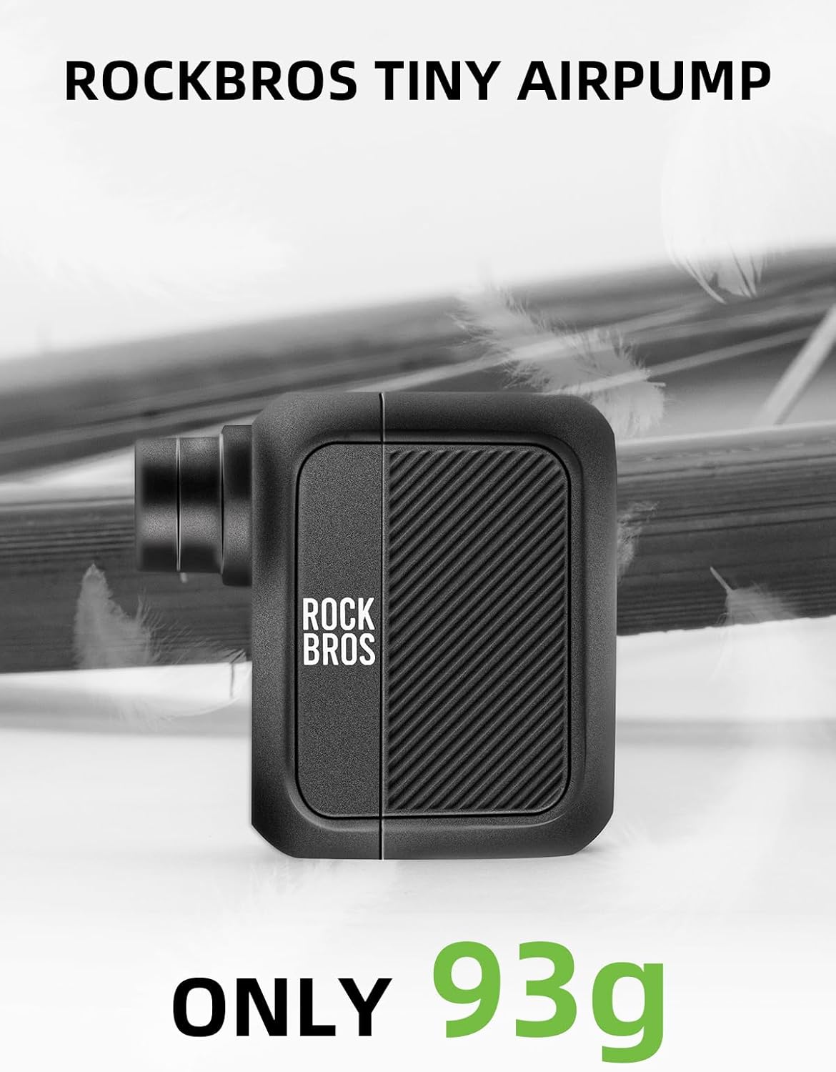 ROCKBROS Mini Bike Pump Portable Electric Bike Tire Pump 100PSI