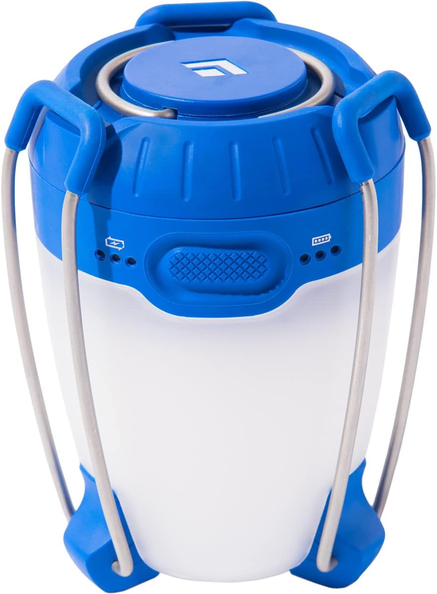 Black Diamond Apollo Lantern, 250 Lumens, Rechargeable Camp Light, Graphite