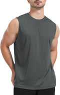 Men's Sleeveless UPF 50+ Swim Shirts Quick Dry UV Workout Tank Top