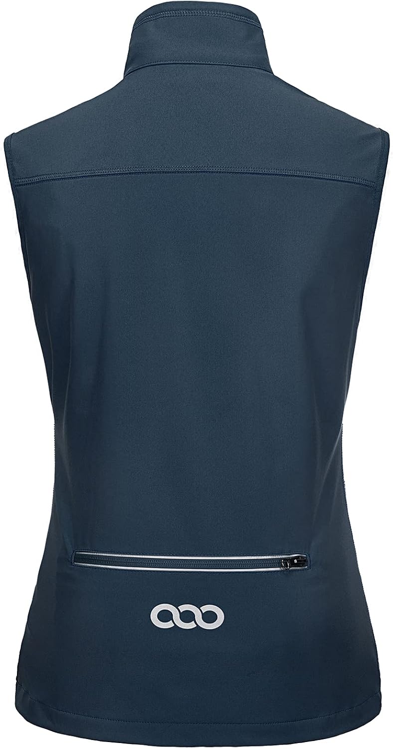 33,000ft Women's Lightweight Running Vest with 6 Pockets for Travel Golf