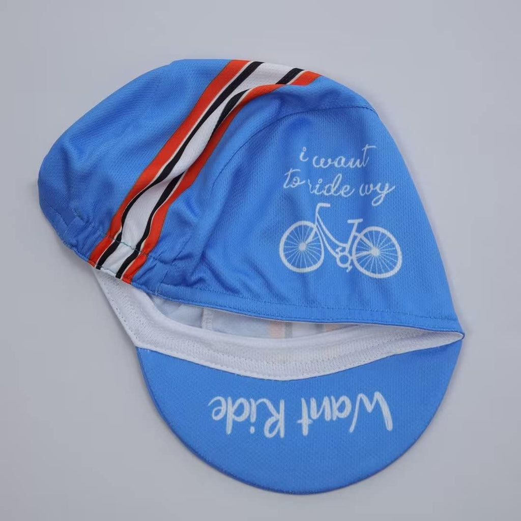 Man's Cycling Cap - Polyester Road Cycling Hat-Under Helmet - Cycling Helmet Liner Breathable&Sweat Uptake