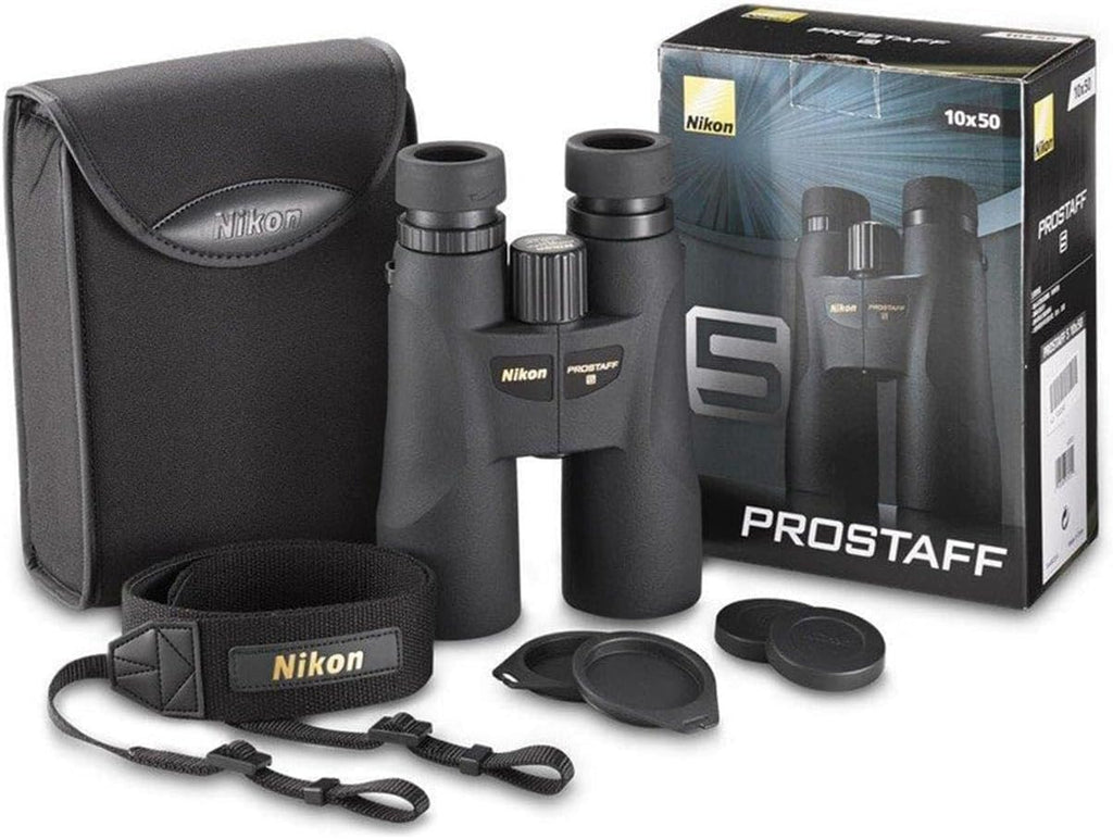 Nikon PROSTAFF 5 10x42mm Binoculars - High-Definition Multilayer-Coated Optics, Waterproof Fogproof Lightweight Outdoor Binoculars for Birdwatching, Hiking, Nature Observation (7571)