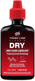 Finish Line Dry Bike Chain Lube – Ceramic Dry-Film Lubricant – Dirt & Dust Resistant
