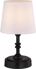 O’Bright Seraph mini – Cordless LED Table Lamp with Dimmer, Built-in Rechargeable Battery, 3-Level Brightness, Patio Table Lamp, Bedside Night Lamp, Ambient Light for Restaurant, Black