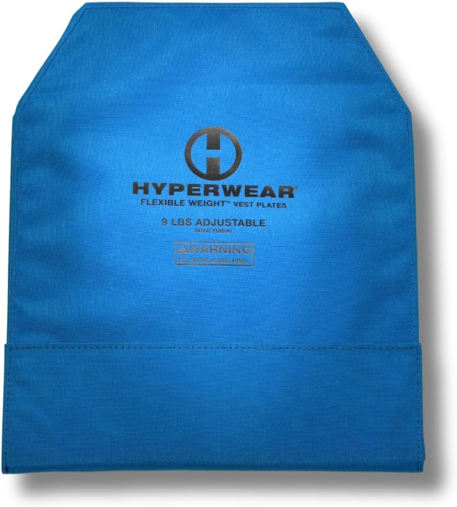 HYPERWEAR FlexLoad™ Adjustable Rucking Plates – Flexible, Low-Profile Weight System for Rucking Backpacks & Weighted Training