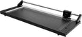 24" Rotary Paper Trimmer with 2 Replaceable Blades, 1mm Thick Cutting, 0-60° Angle Adjustment, Manganese Steel & Aluminum Alloy, Ideal for Studios, Offices & Crafts