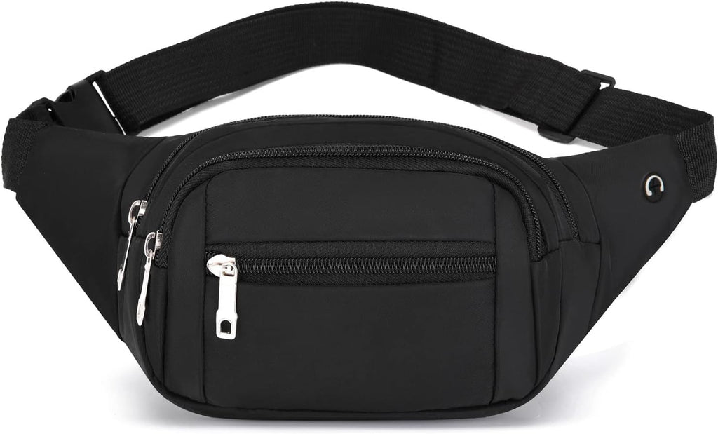 Crossbody Fanny Pack for Men&Women,Large Waist Bag & Hip Bum Bag with Adjustable Strap for Outdoors Workout Traveling Casual Running Hiking Cycling