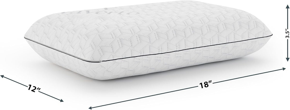 Vaverto Camping Pillow - Backpacking Memory Foam Travel Pillow - Black