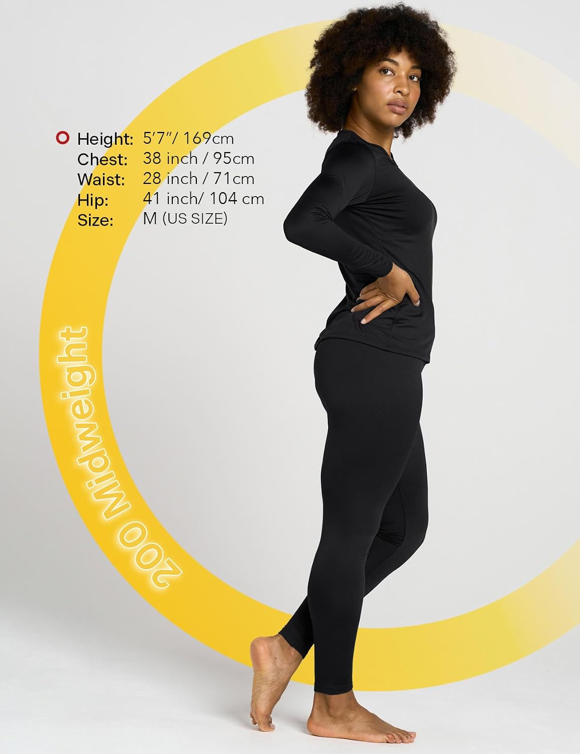 LAPASA Women's Thermal Underwear Set Light/Mid/Heavy Weight L17/ L41/L44