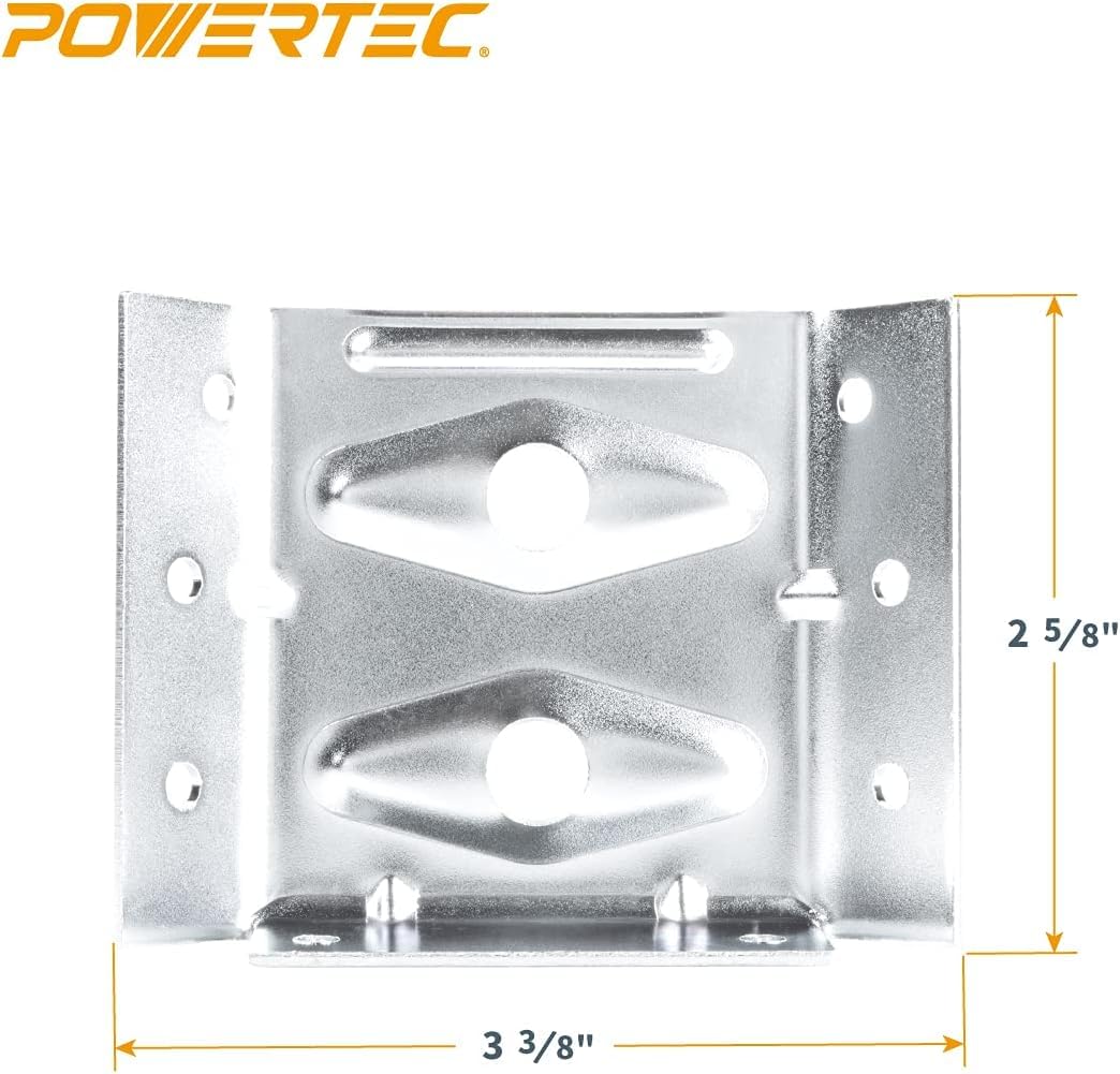POWERTEC 80025 12 Inch Precision Marking T Rule, Stainless Steel Woodworking T Square Ruler for Marking, Measuring, Scribing Tool