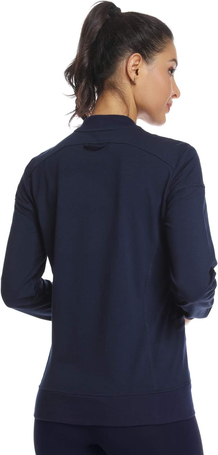 JEYONG Women's Zip Front Warm-Up Jacket