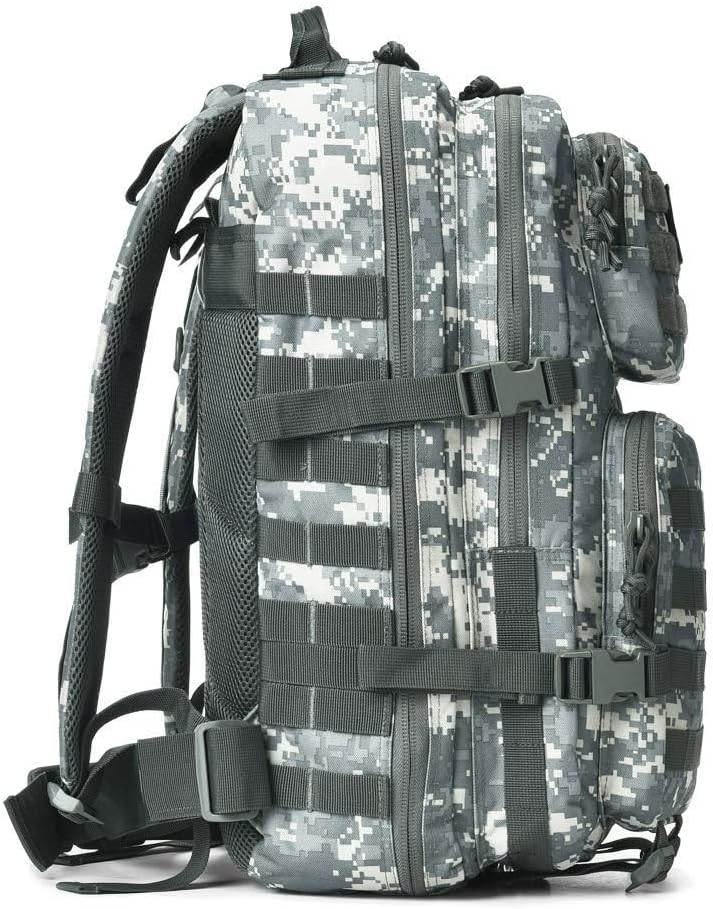 REEBOW GEAR Military Tactical Backpack Large Army 3 Day Assault Pack Molle Bag Backpacks (ACU Camo)