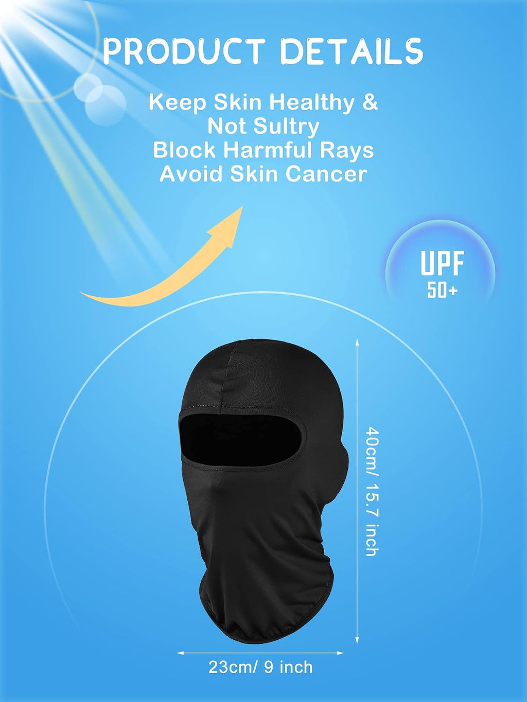 Geyoga 12 Pcs Ski Mask Balaclava Full