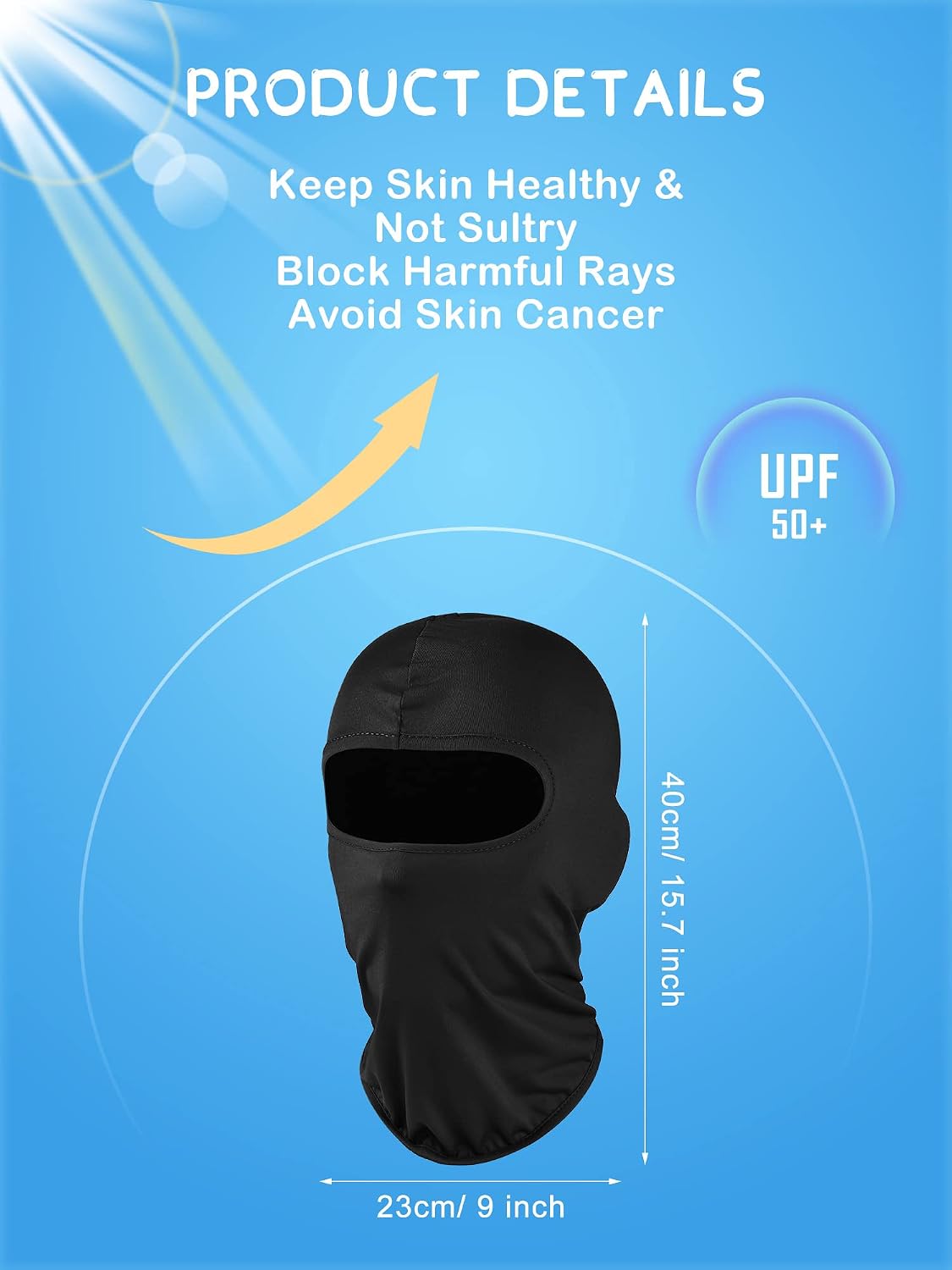 Geyoga 12 Pcs Ski Mask Balaclava Full