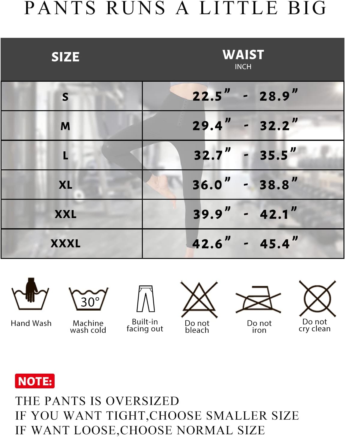 Sauna Pants Women Slimming Leggings Heat Trapping Workout