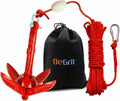 BeGrit Small Kayak Anchor w/Rope, Folding Marine Anchor for Paddle Board