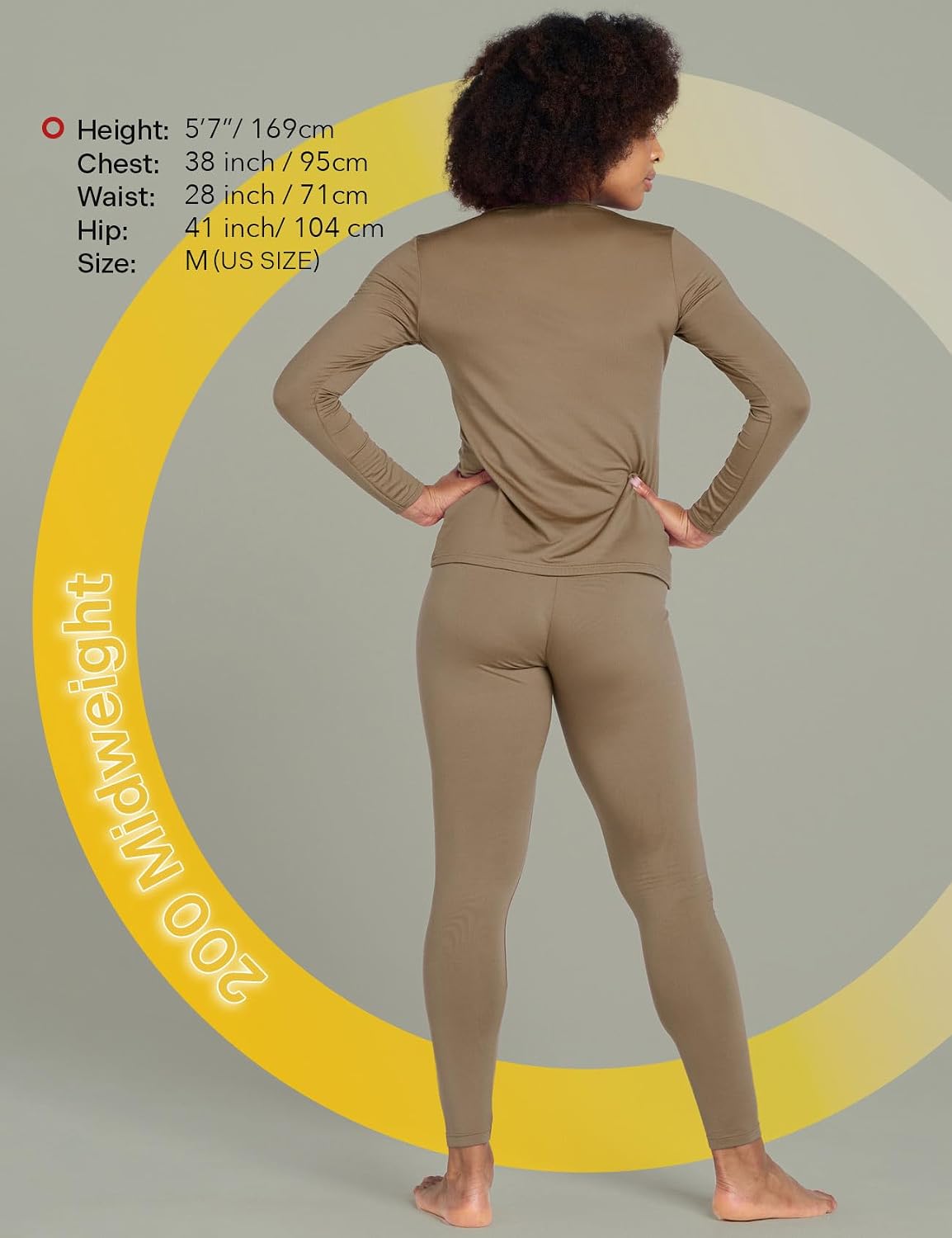 LAPASA Women's Thermal Underwear Set Light/Mid/Heavy Weight L17/ L41/L44