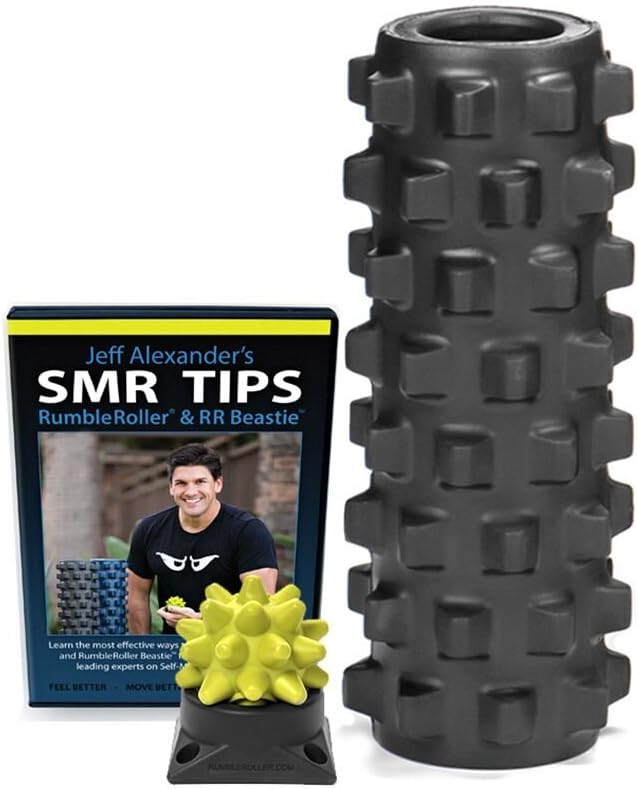 RumbleRoller Extra Firm Superset Multipack with Foam Roller and Massage Ball