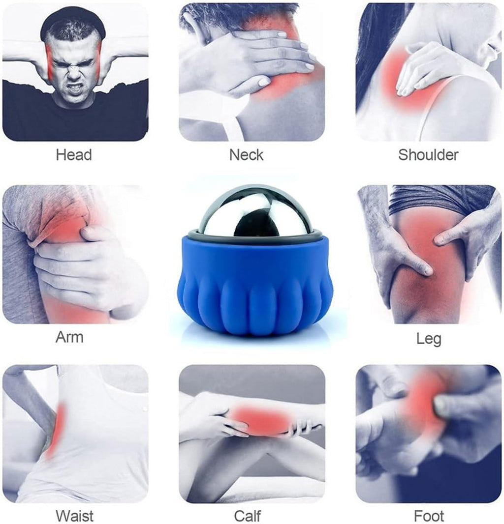 Massage Ice Roller Ball Cold & Heat Therapy Tissue Relief Muscle Recovery