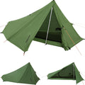1 Person Trekking Pole Tent, Ultralight Backpacking Hiking Tent (NO Poles)