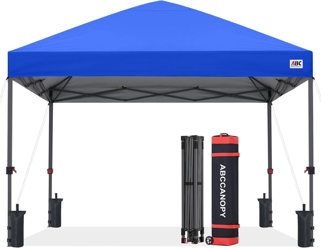 ABCCANOPY 10x10 Pop up Canopy Tent Instant Portable Shelter, Royal Blue
