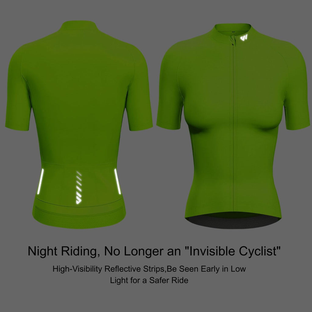 Wulibike Cycling Jersey Women Long Sleeve,Bike Shirts for Women Biking Tops Breathable Cycle Jerseys with 4 Pockets